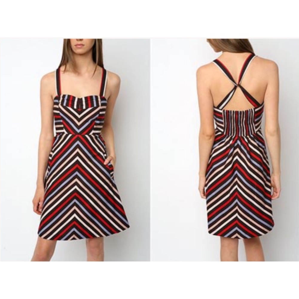 Urban Outfitters | Colorful Striped Sundress